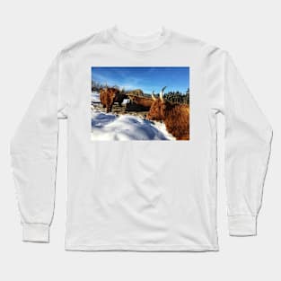 Scottish Highland Cattle Cows 1686 Long Sleeve T-Shirt